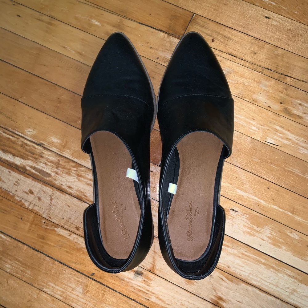 Black booties size 8